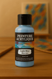 Peinture acrylique pour toile de jute
