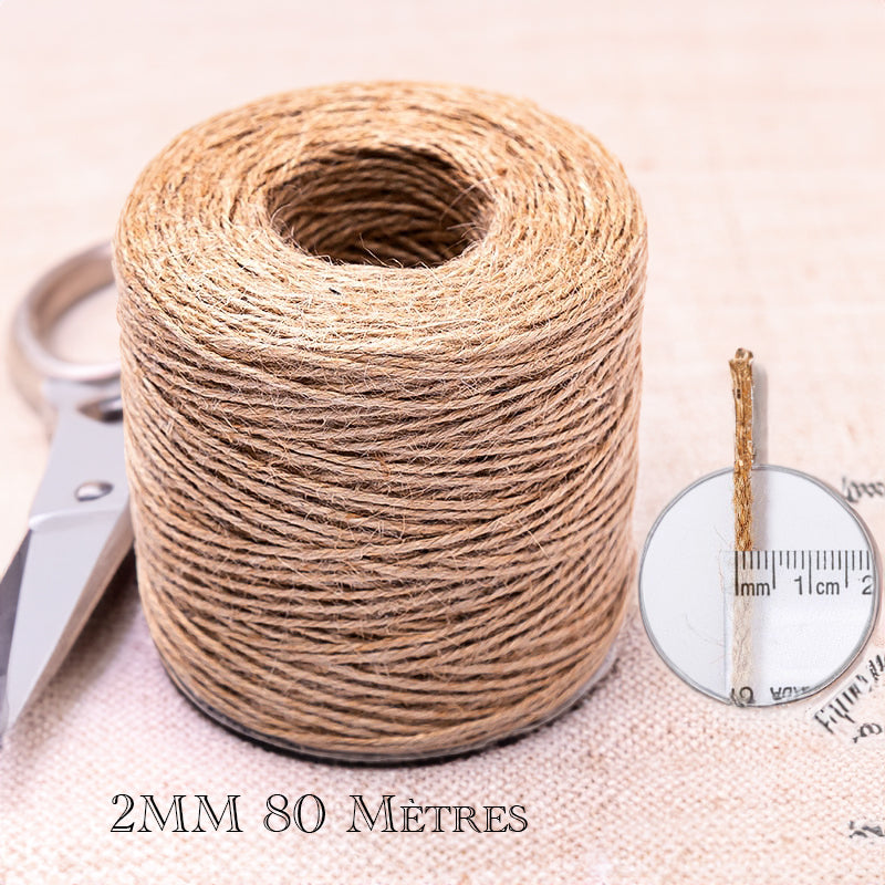 Rouleau de Corde de Jute (Marron)
