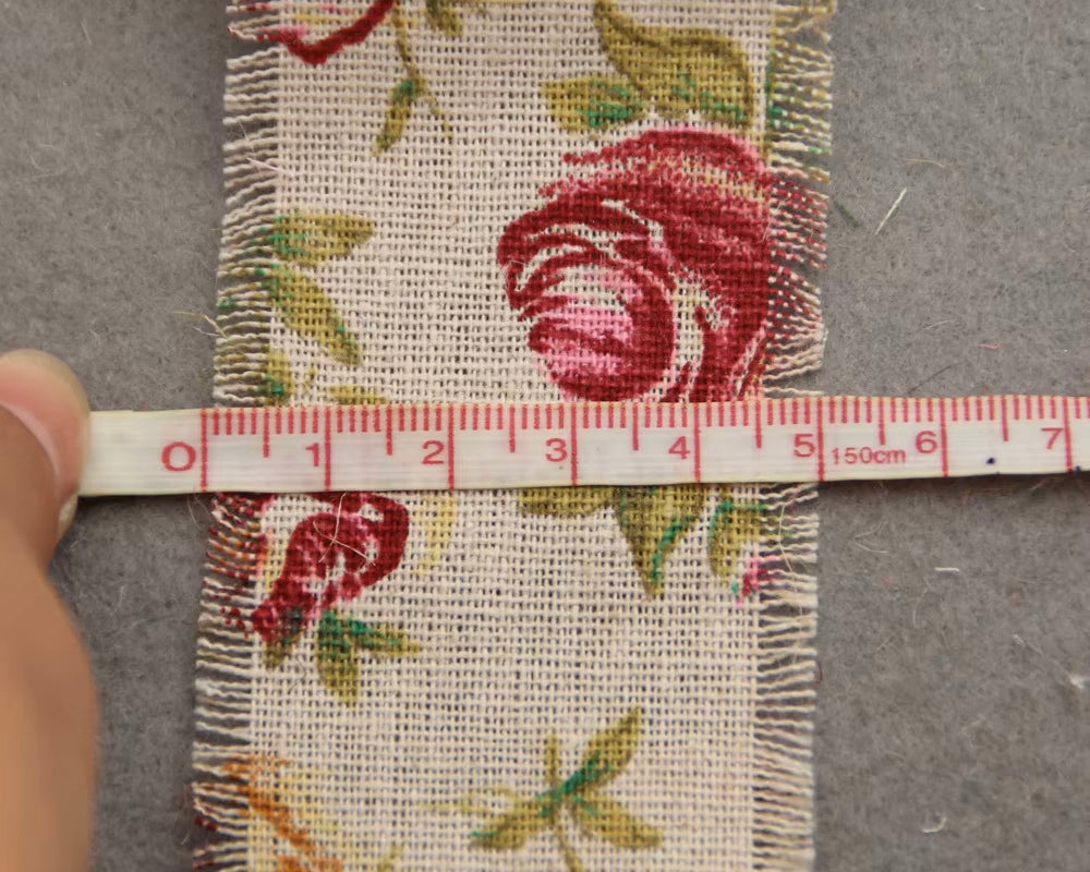 Jute Ruban Avec Motif