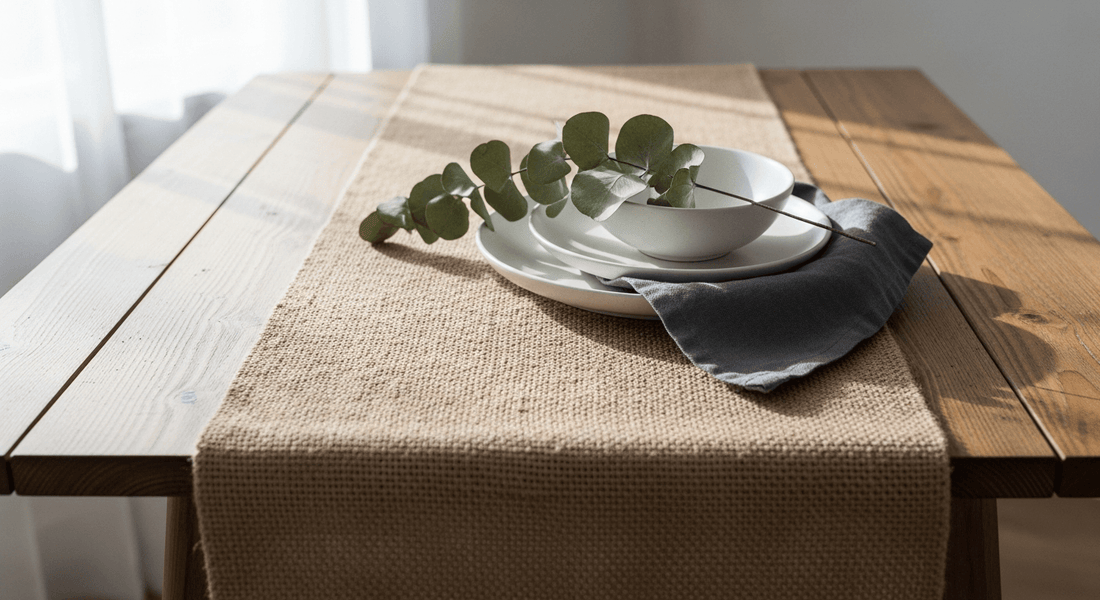 chemin de table en toile de jute - Chemin de table en toile de jute : le guide pour bien choisir