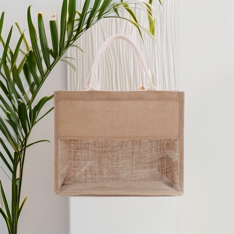 Sac a main femme toile de jute