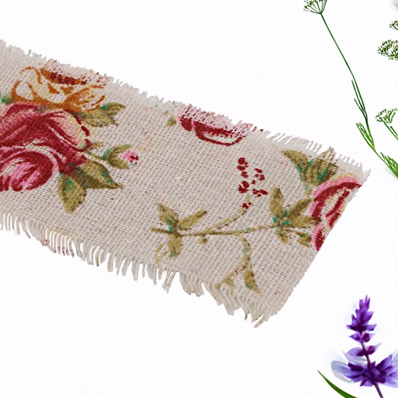 Jute Ruban Avec Motif