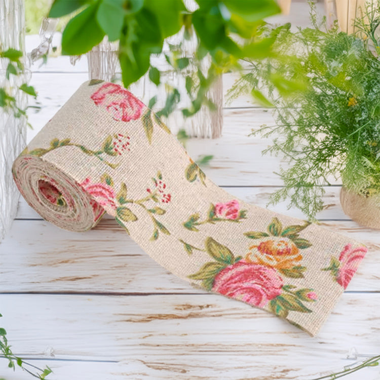 Jute Ruban Avec Motif