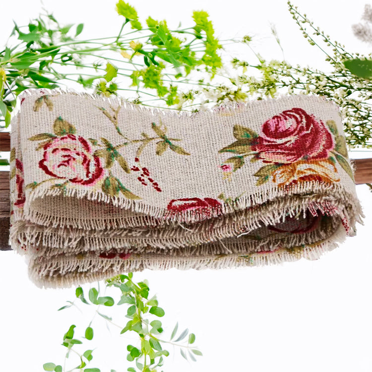 Jute Ruban Avec Motif