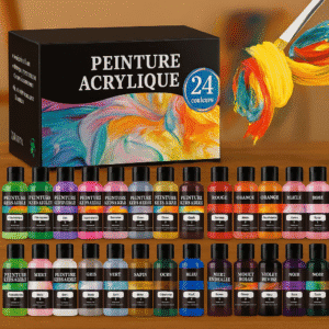 Peintures pour toile de jute