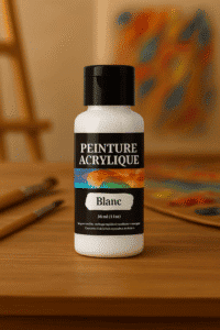 Peinture acrylique pour toile de jute