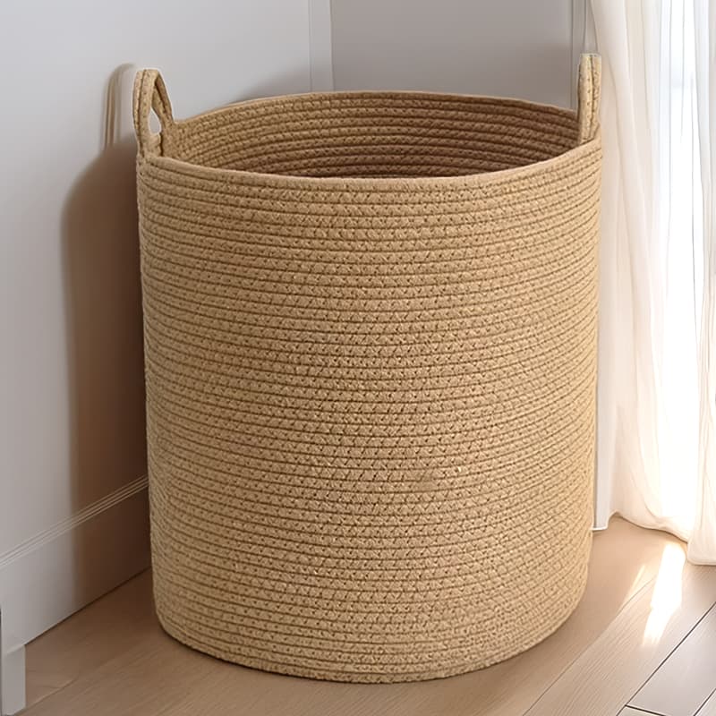 Panier à linge jute