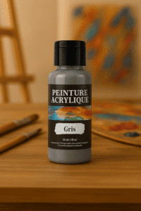 Peinture acrylique pour toile de jute