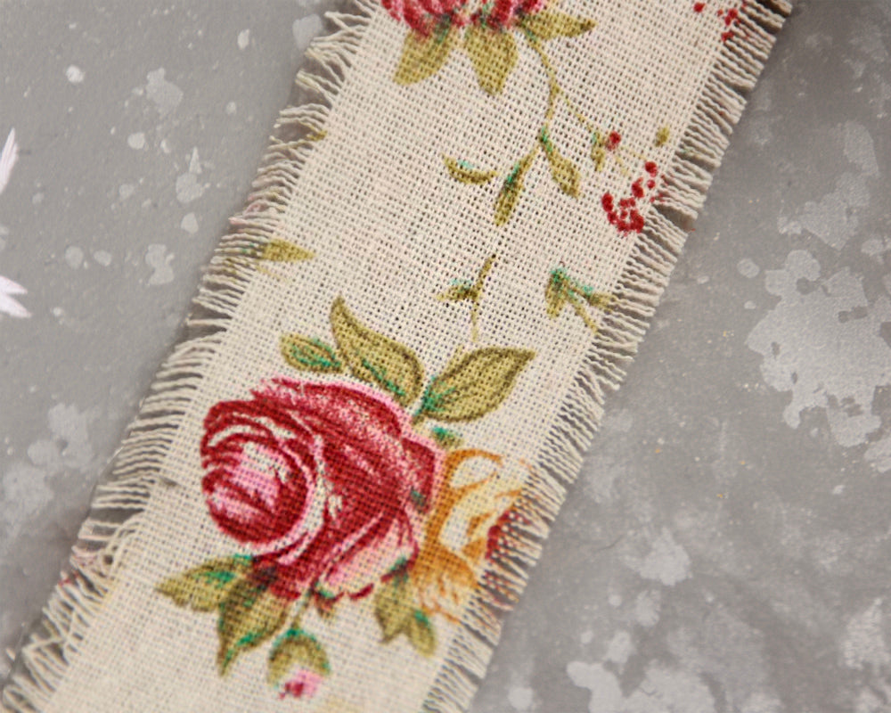 Jute Ruban Avec Motif