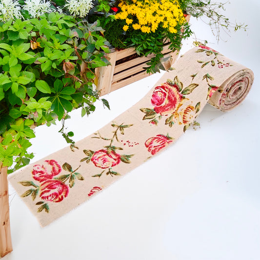 Jute Ruban Avec Motif