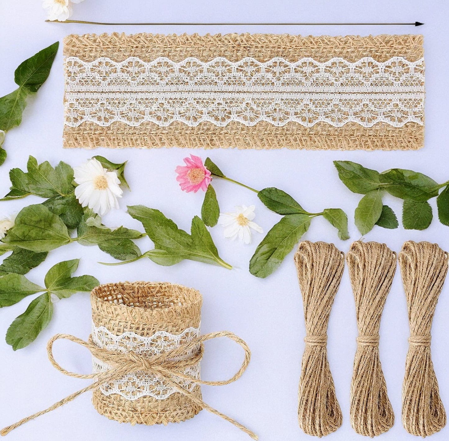 Rond de serviette toile de jute