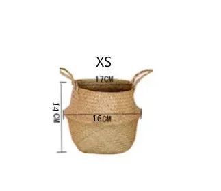 Cache pot en jute