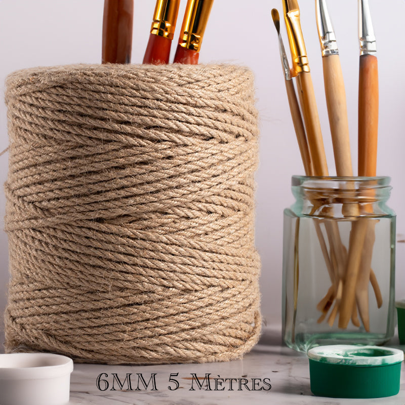 Rouleau de Corde de Jute (Marron)