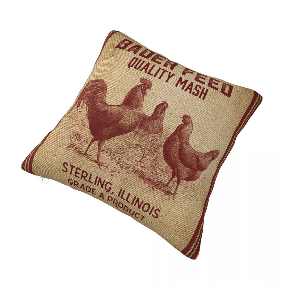 Oreiller en toile de jute