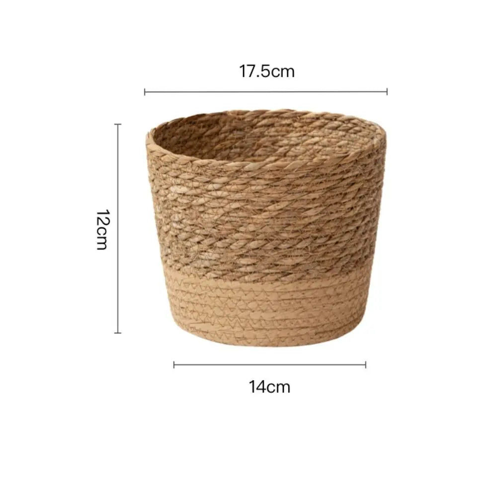 Pot de fleur en toile de jute