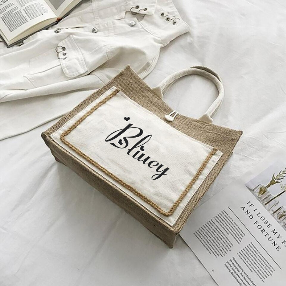 Sac à main en toile personnalisable