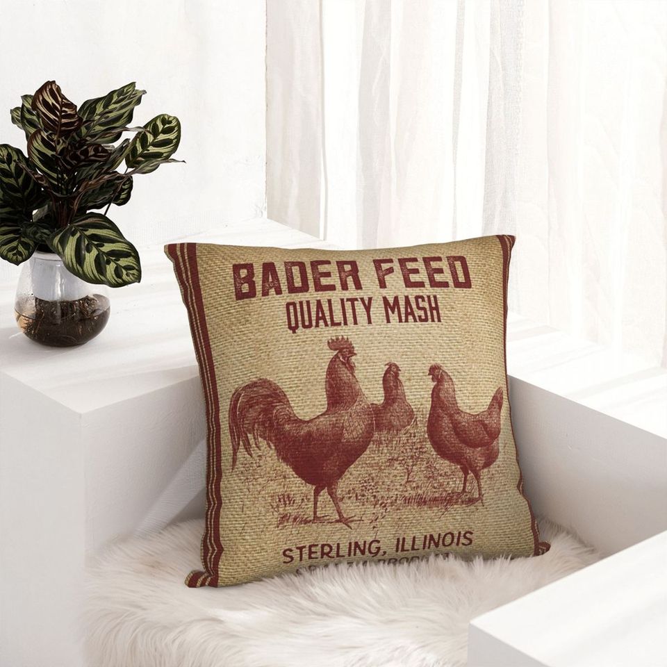 Oreiller en toile de jute
