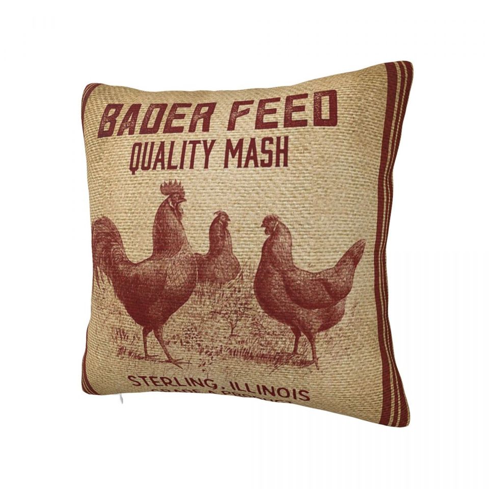 Oreiller en toile de jute