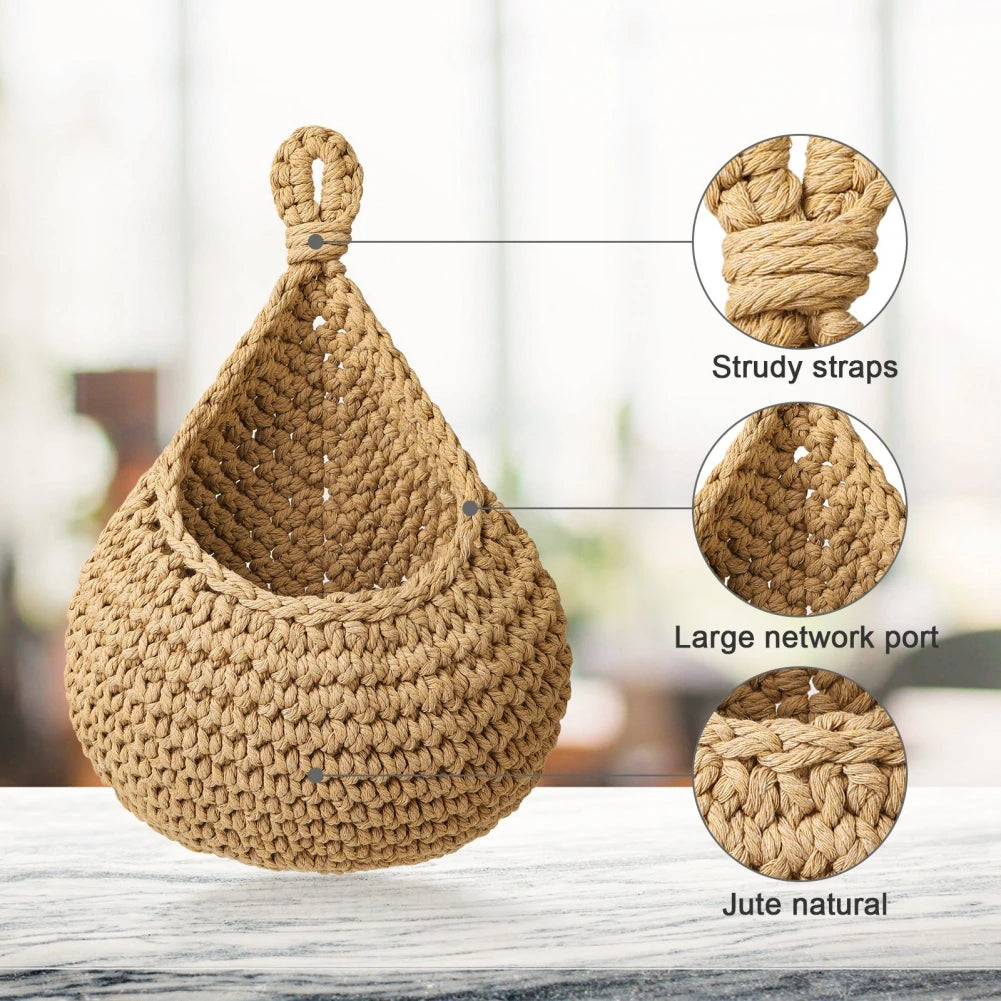 Décoration murale en jute