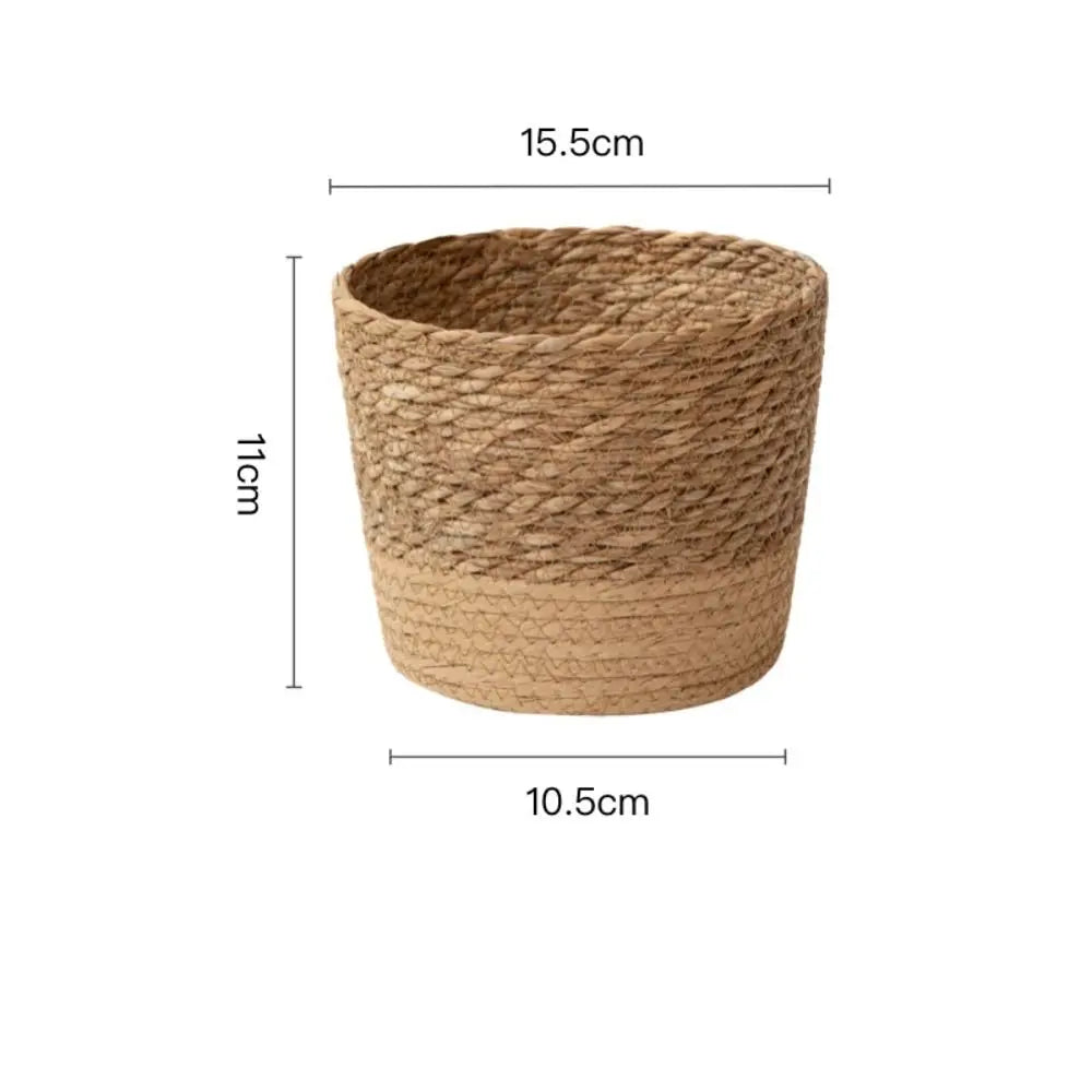 Pot de fleur en toile de jute