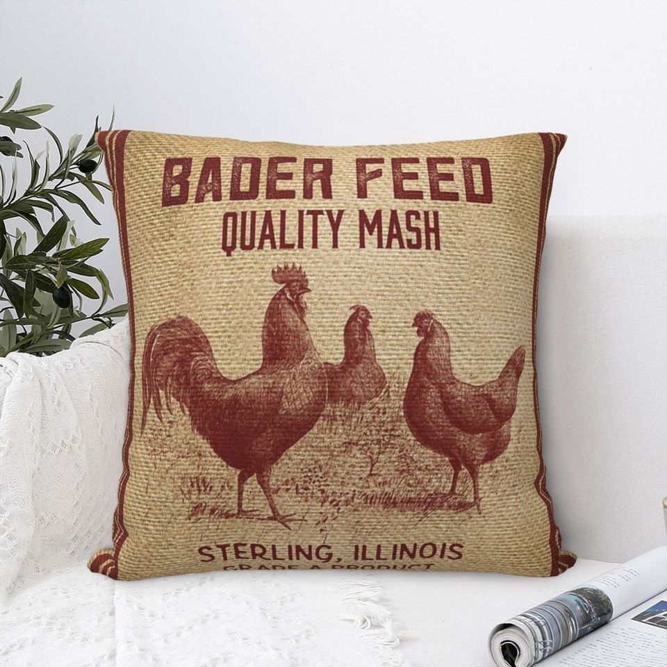 oreiller en toile de jute