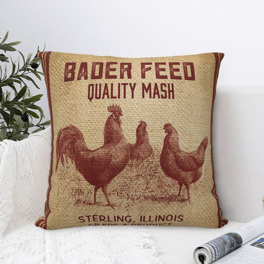 oreiller en toile de jute