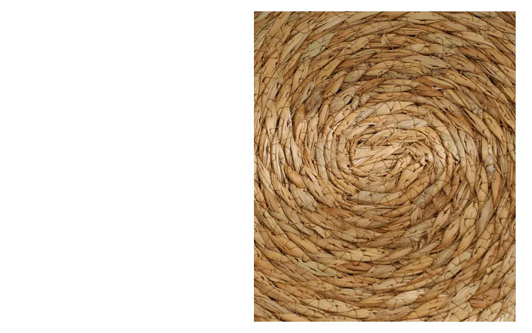 Tapis toile de jute rond