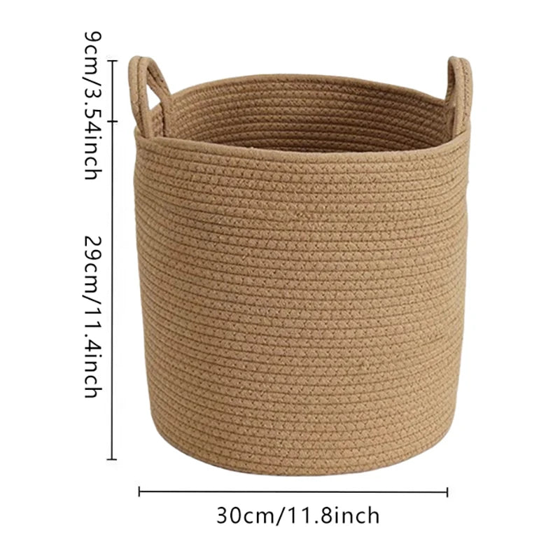 Panier à linge jute
