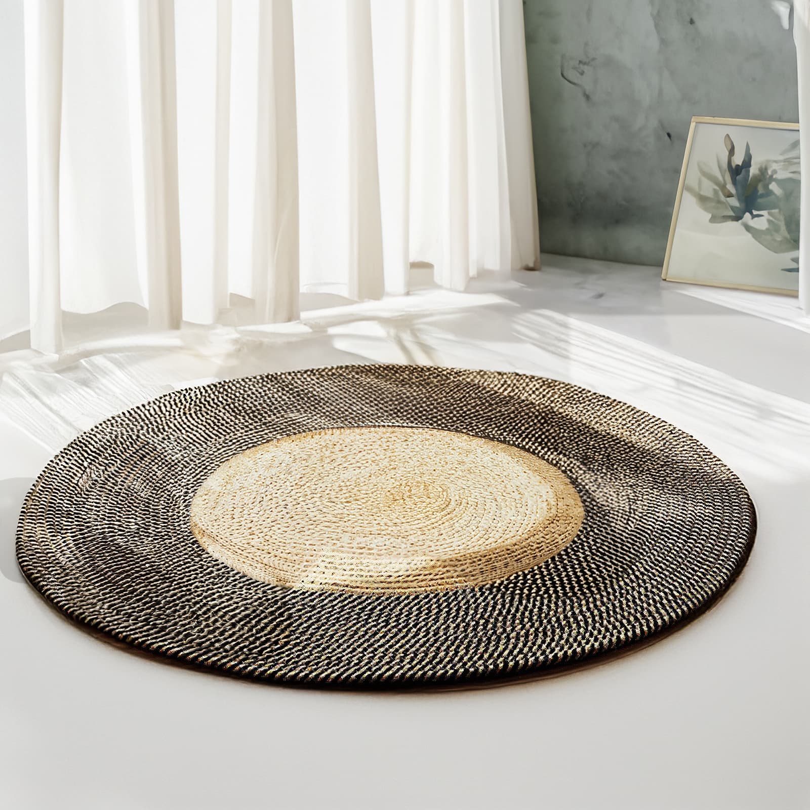 Tapis rond pour enfant garçon et fille