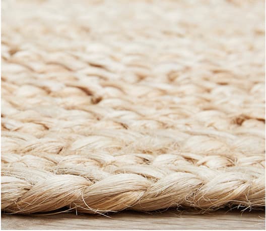 Grand tapis en jute