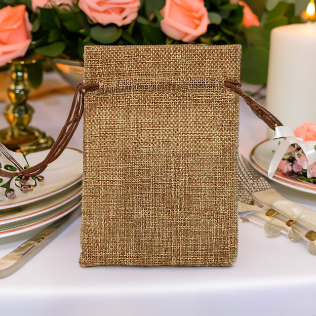 Petit sac en jute