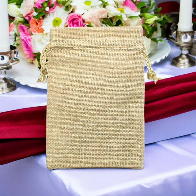 Petit sac en jute