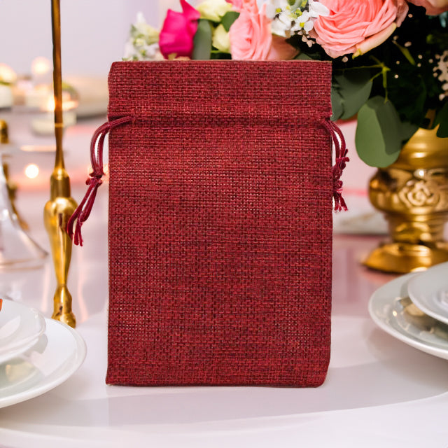 Petit sac en jute