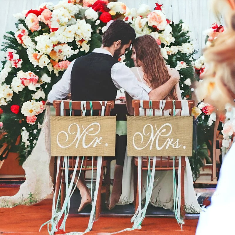 Habillage chaise pour mariage
