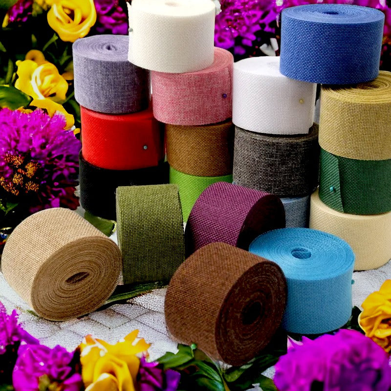 Ruban toile de jute pour jardin