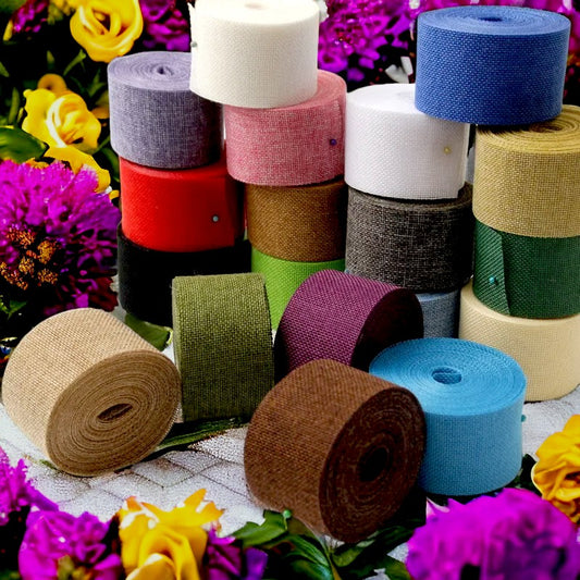 Ruban toile de jute pour jardin