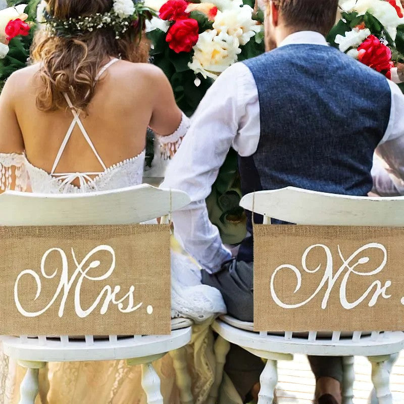 Habillage chaise pour mariage