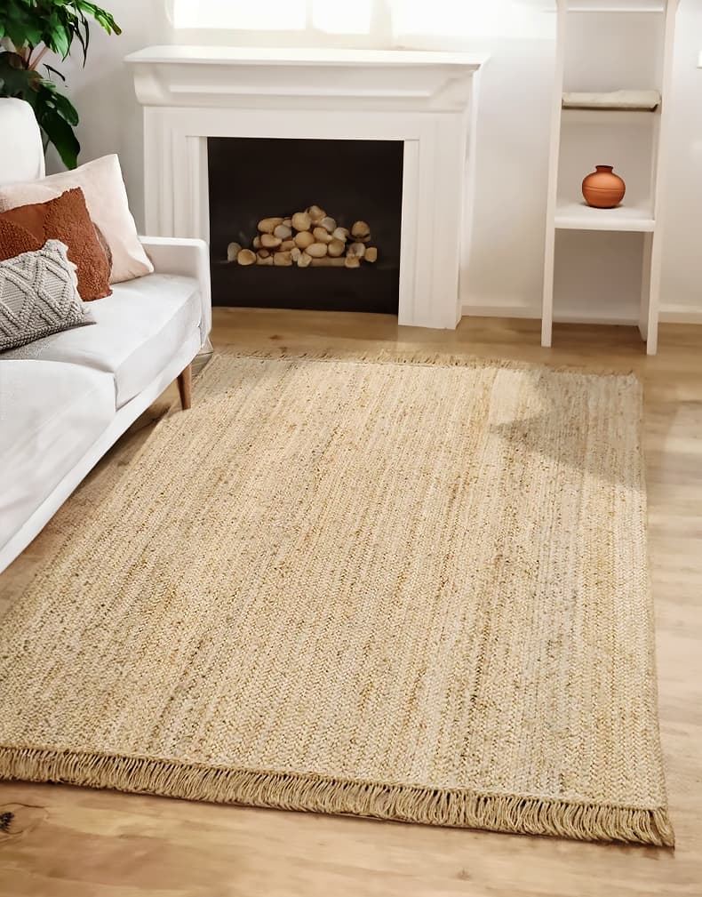 tapis toile de jute