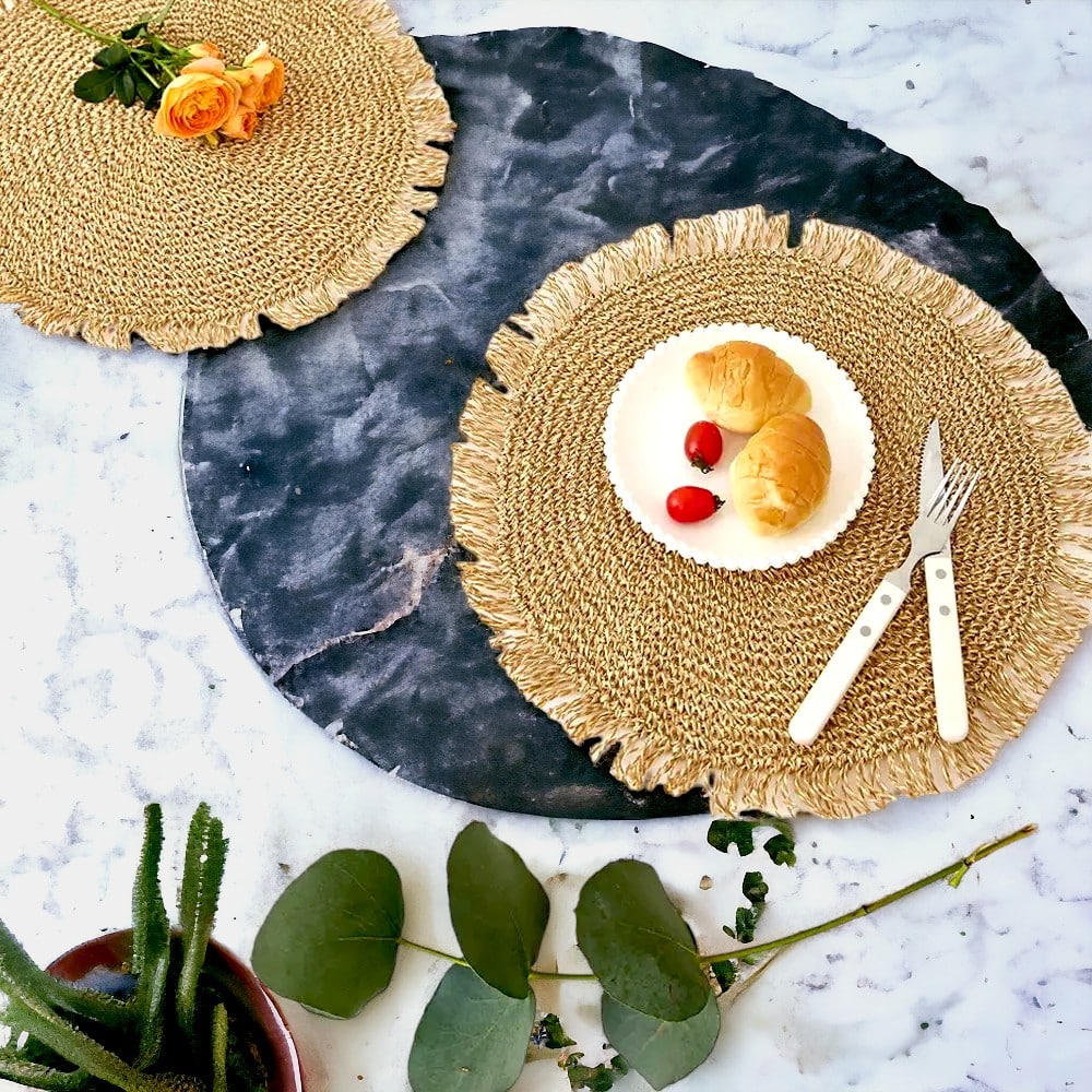 set de table rond