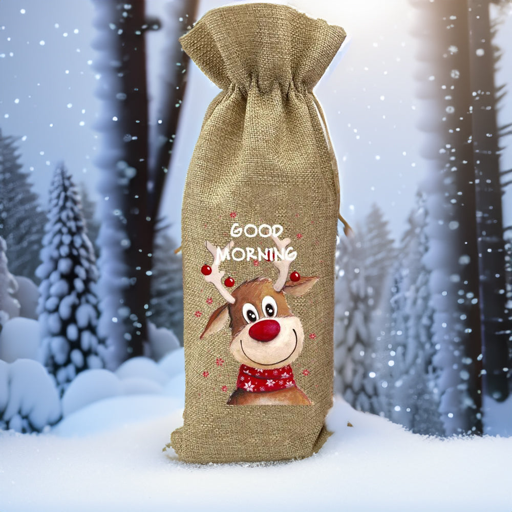 Sac en Jute de Noël