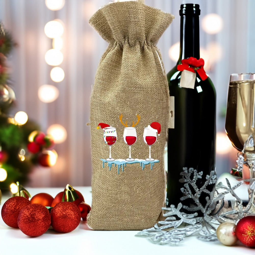 Sac en Jute de Noël