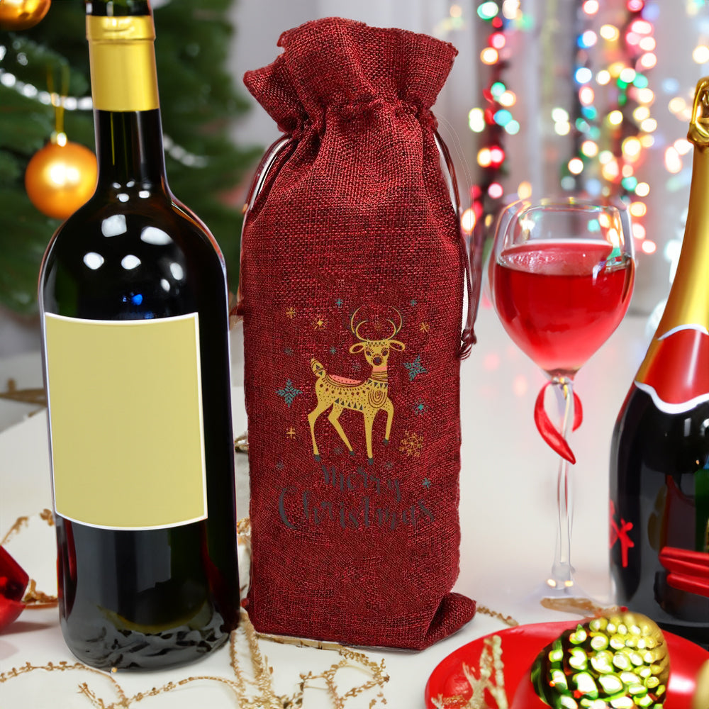 Sac en Jute de Noël