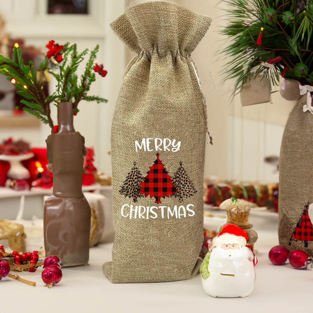 Sac en Jute de Noël