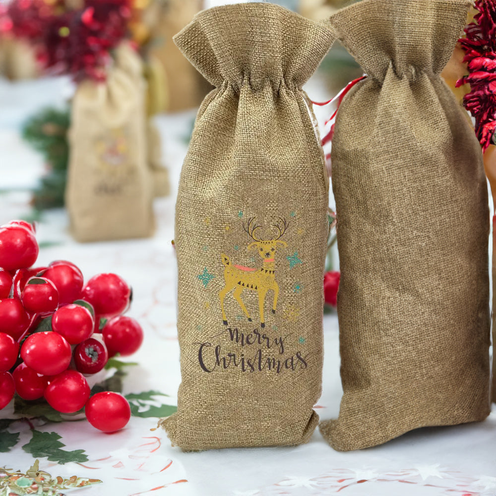 Sac en Jute de Noël