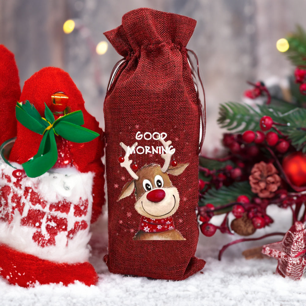 Sac en Jute de Noël